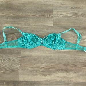 Lingerie Demi sky blue bra 34b